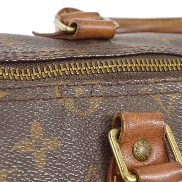 Louis Vuitton Speedy Duffle 35 Brown Canvas Monogram - Picture 7 of 10